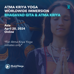AKY Worldwide Immersion: Bhagavad Gita & Atma Kriya Yoga - ASIA