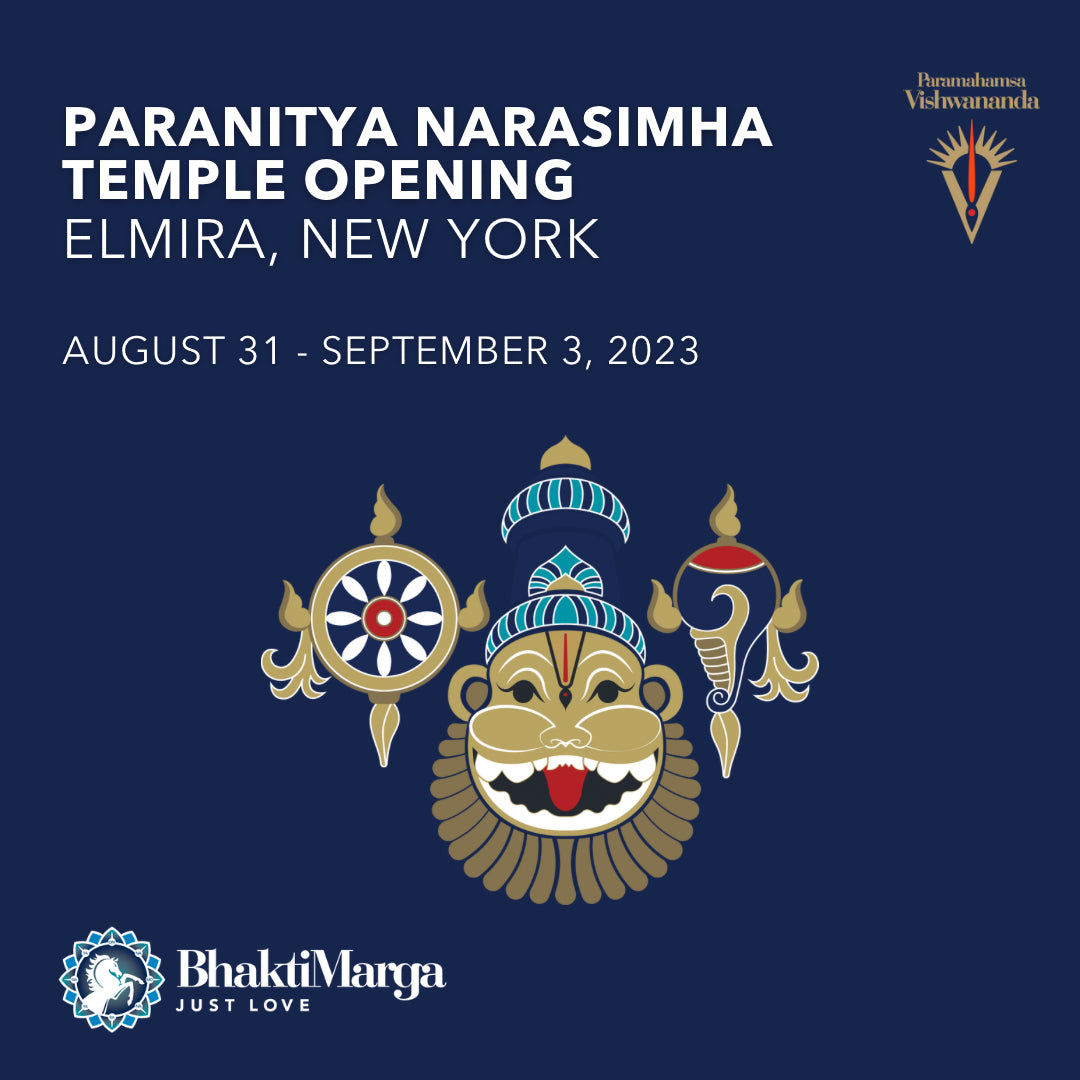 Paranitya Narasimha Temple Opening with Paramahamsa Vishwananda