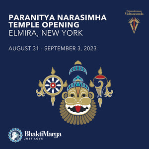 Paranitya Narasimha Temple Opening with Paramahamsa Vishwananda